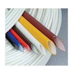 China Extruded Silicone rubber fiberglass sleeving supplier