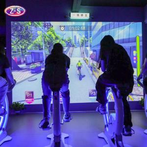 Simulador de ciclismo en grupo con carreras multijugador en tiempo real