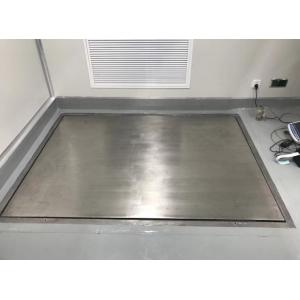 Outdoor Stainless Steel Floor Scale , 4x4 Pallet Scale Floor 5000 Lb Capacity