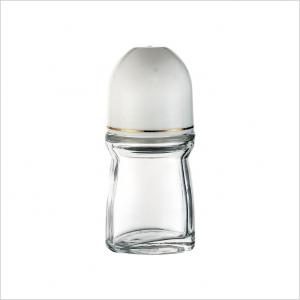 Essential Oil Perfume Plastic Roll On Bottle Clear 50ml Glass Roll On Deodorant Bottle With Lid