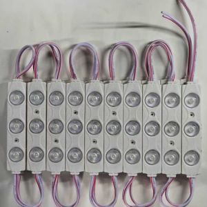 China Módulo LED de inyección 3LED súper brillante 12V resistente al agua IP65 1.5w Módulos LED de iluminación para señalización publicitaria supplier