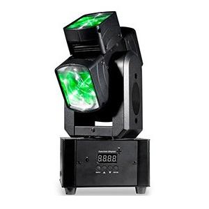 Unique Single Axis / Hot Wheel 4 x 10W Led Moving Head Light With Pixel For DJ Equipment