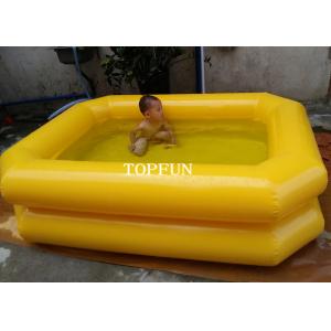 Double Tubes 0.65m High Kids Swimming Pool Inflatable PVC Tarpaulin