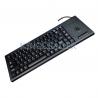 China Plastic Industrial Computer Keyboard With Function Keys And Integrated Trackball wholesale