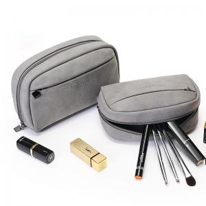 Pure Color Makeup Bag Pouch Purse Handbag Organizer With Zipper