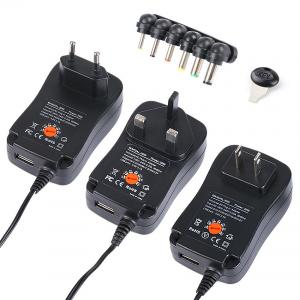 China 30W Power Supply Universal Adapter Adjustable AC To DC 3V/4.5V/6V/7.5V/9V/12V 1.5A Universal Charger Adapter supplier