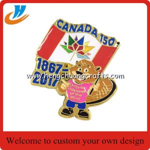 China Factory custom American flag pin,paint metal enamel with epoxy supplier