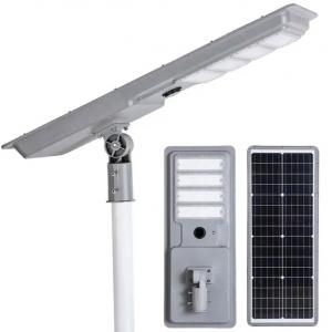50W 80W 100W 8m Solar Street Light System Dusk To Dawn Integrated Led Solar Lights