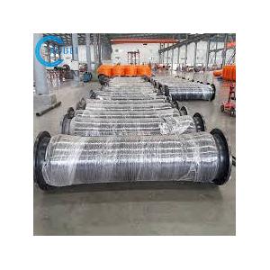 25" 6 Inch 12 Inch Diameter Rubber Discharge Hose High Pressure Suction Dredging