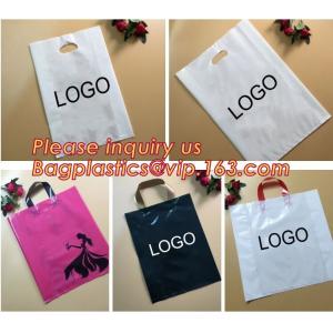 China Os sacos de plástico macios biodegradáveis com logotipo personalizado impressos, amido do punho do laço do ldpe de milho fizeram o Sof biodegradável impresso supplier