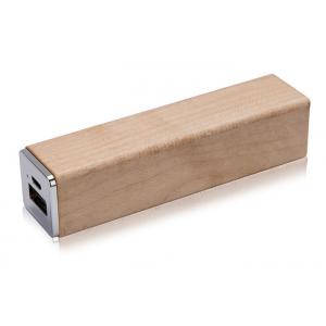 Portable Wireless Power Charger , 2600mAh Wood Appearance Square Power Bank