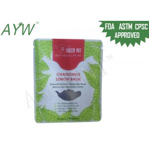 China Zip Lock Tea Packing Plastic Bag 2lb / 5lb Barrier With Customized Logo Printing supplier