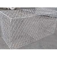 China 6.0mm 50x70mm Galvanized Gabion Basket Weaving And Welding Process on sale