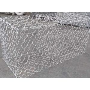 China 6.0mm 50x70mm Galvanized Gabion Basket Weaving And Welding Process supplier