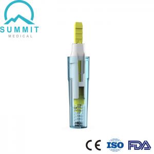 China 26G 1.8mm Disposable Safety Lancet for Capillary Blood Collection supplier