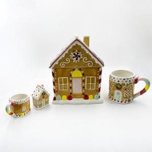 Exquisite Custom Ceramic Products Christmas Series Candy Storage Jars Creative