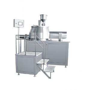 High Speed Wet Granulation Machine PLC Control With Conical Column