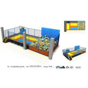 China 73M2 Small Size Indoor Trampoline Park with Basketball Game/ Chinese Trampoline with Foam Pit wholesale