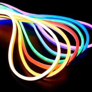 China IP65 Led Strip Tape Lights , Flexible Led Color Changing Light Strip Neon Rope Tube supplier