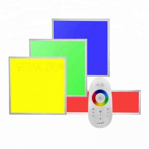 2.4G RF Wireless Remote Light RGBCW Slim LED Panel Lights Multi Color