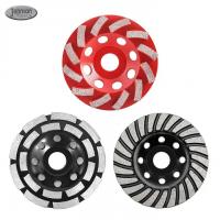 China 3 Pieces 4 1/2 Inch Diamond Cup Grinding Wheel For Concrete Granite Marble Masonry Brick on sale
