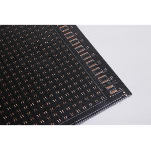 China DIY FPC LED Dispaly Panel FPCB with Fixible Rolled Copper18 for led advertisng  Double layer circuit board, double-sided black film, black text, surface gold-plated supplier