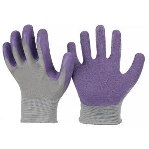China 13 Gauge Latex Coated Work Gloves Crinkle Finish , Thermal Latex Coated Gloves supplier