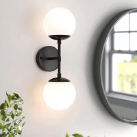 China Glass Ball  Modern Wall Light Aisle Magic Beans Mirror Headlight on sale