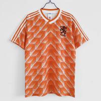 China Red Old Football Jerseys Quick Dry White Sleeves Retro Soccer Jersey on sale