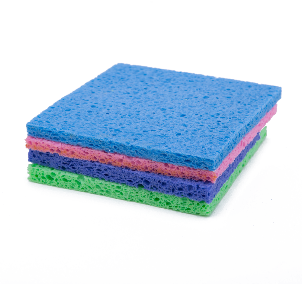 China Biodegradable Sponge Cloth with High Absorbency and Quick Drying for Eco-Friendly Cleaning wholesale