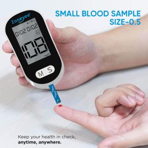 China Blood Glucose Meter Medical Device for Measuring Blood Sugar Glucometer with Diabetic Test Strips for Diabetes Glucometr supplier