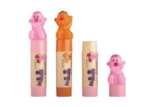 AS material frosted bottle and cap Custom Lip Balm Tubes easy for people take along with