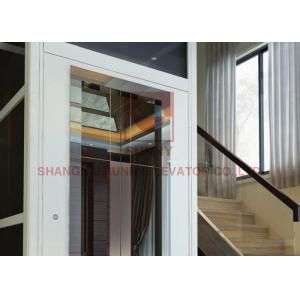 Glass Residential Elevator Small Elevator Lift For Homes Load 250-400kg