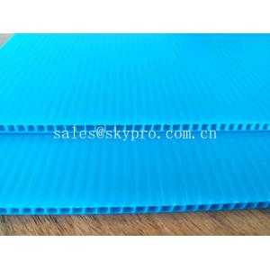 China Blue Dirt - proof Polypropylene Hollow Sheet Durable PP Corrugated Plastic Boards supplier