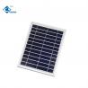 China 6V High Efficient Glass Solar Panel 5W Outdoor Solar Photovoltaic Panel Charger ZW-5W-6V wholesale