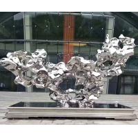 China Stainless Steel Ss Sculpture Abstract Outdoor Decor Statues And Metal Yard Ornaments on sale