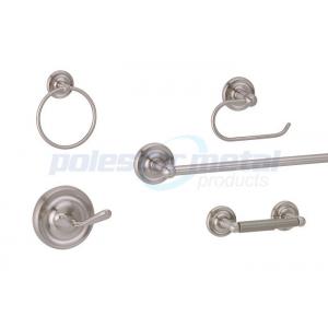 5 Pcs Polished Chrome Zamak Bathroom Hardware Brushed Nickel Bath Value Pack