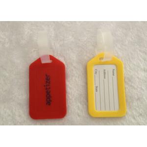 Soft PVC Luggage Tag, Customized Colors are Welcome