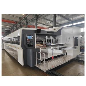 China 18000 KG Capacity Flexo Printing Die-cut Machine for Retail Fruit Box Manufacturing supplier