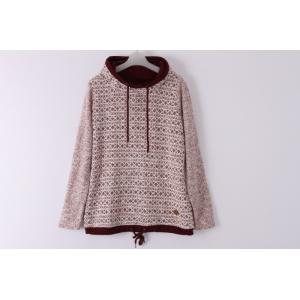Burgundy Terry Cloth Sweatshirt Womens 53% Cotton 47% Polyester