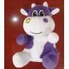 Purple Stuffed Milk Cow Animal Promotional Gifts Toys 8 Inch CE Standard