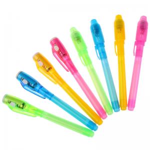 Customized Logo Secret Message Pen with Uv Light and Multi-colored Invisible Ink