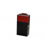China Hight Quanlity PU leather Wine Carrying Cases Contrast Color Wine Storage Cases wholesale