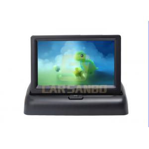 4.3 Inch Foldable Auto LCD Monitor / Car Rearview Lcd Monitor