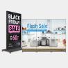 China 98Inch Vertical Full-Screen 4K HD LCD Splicing Advertising Machine Ultra-Narrow Bezel Large-Screen Poster wholesale