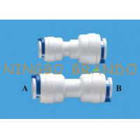 China 1/4'' POM Push Fit Quick Connect RO Straight Fitting For Water Filters on sale
