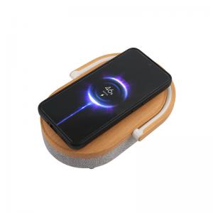 Magical Fast Speed Wireless Charger With LED Light / Speaker OEM ODM