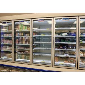 China Tempered Glass Door Commercial Beverage Cooler Supermarket Beverage Chiller supplier