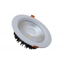 China Hotel / Mesuem Cob LED Downlight 5000K , 30W White LED Downlights With External Driver on sale