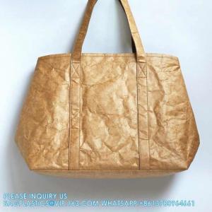 Eco-Friendly Reusable Grocery Paper handlebag Shopping Bag Tyvek Tote Bag sustainable Washable Shoulder Bag